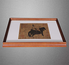 高青书画装裱配框服务案例